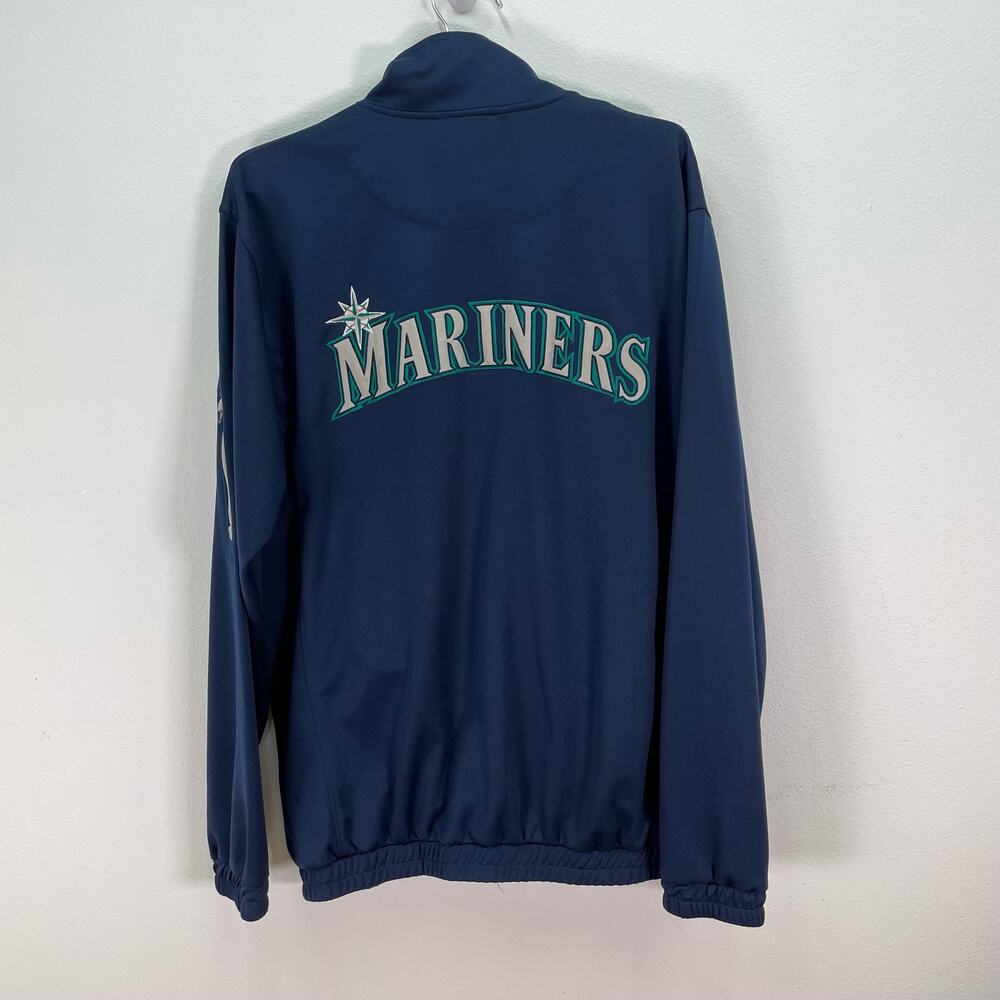 Mariners Baseball Lightweight Jacket Coat Blue Me… - image 4